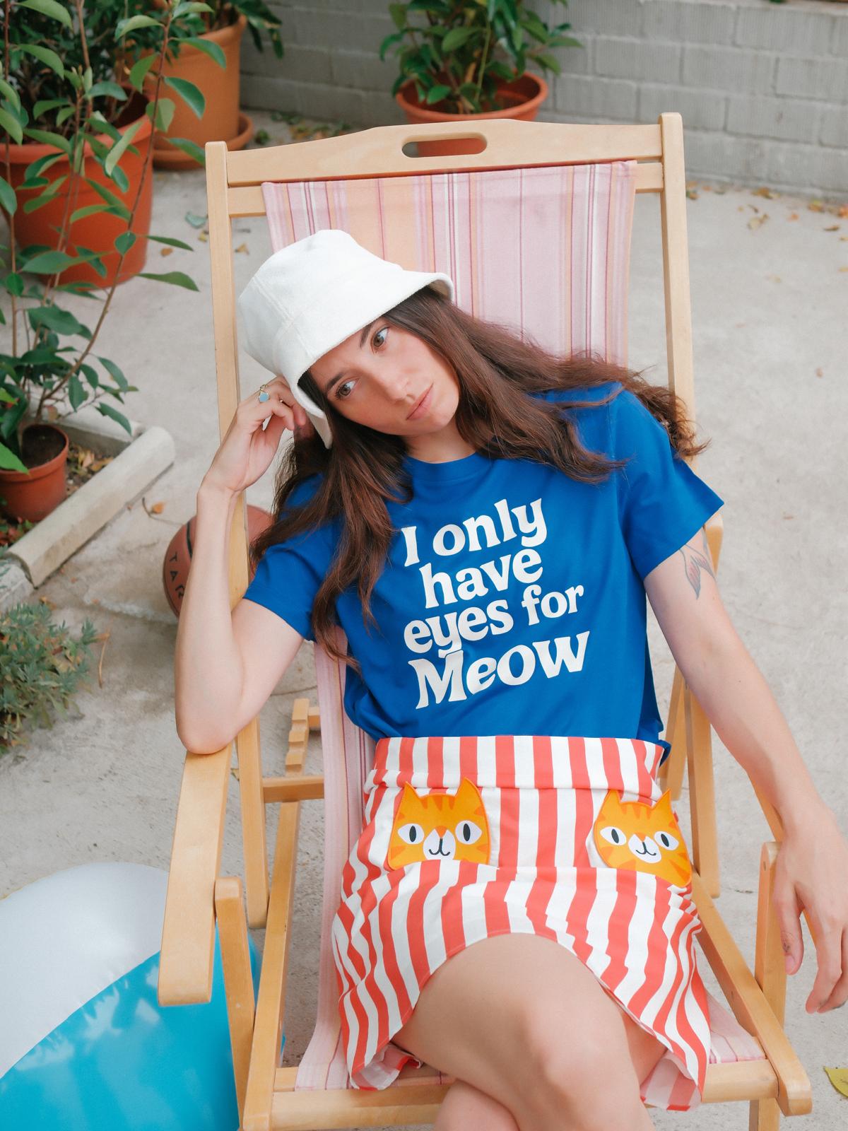 CAMISETA BLUE MEOW