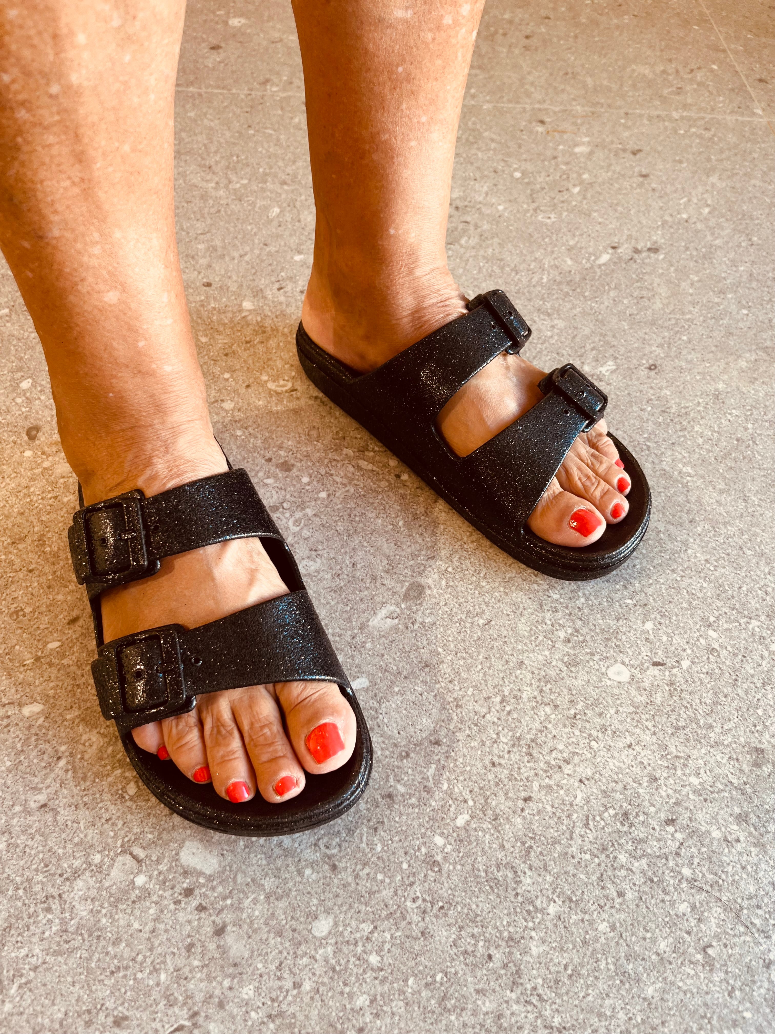 CHOLAS ARIZONA GLITTER NEGRO