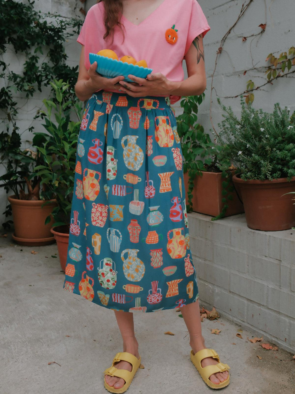 FALDA MIDI BODEGÓN