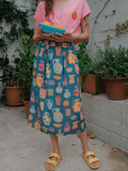 FALDA MIDI BODEGÓN