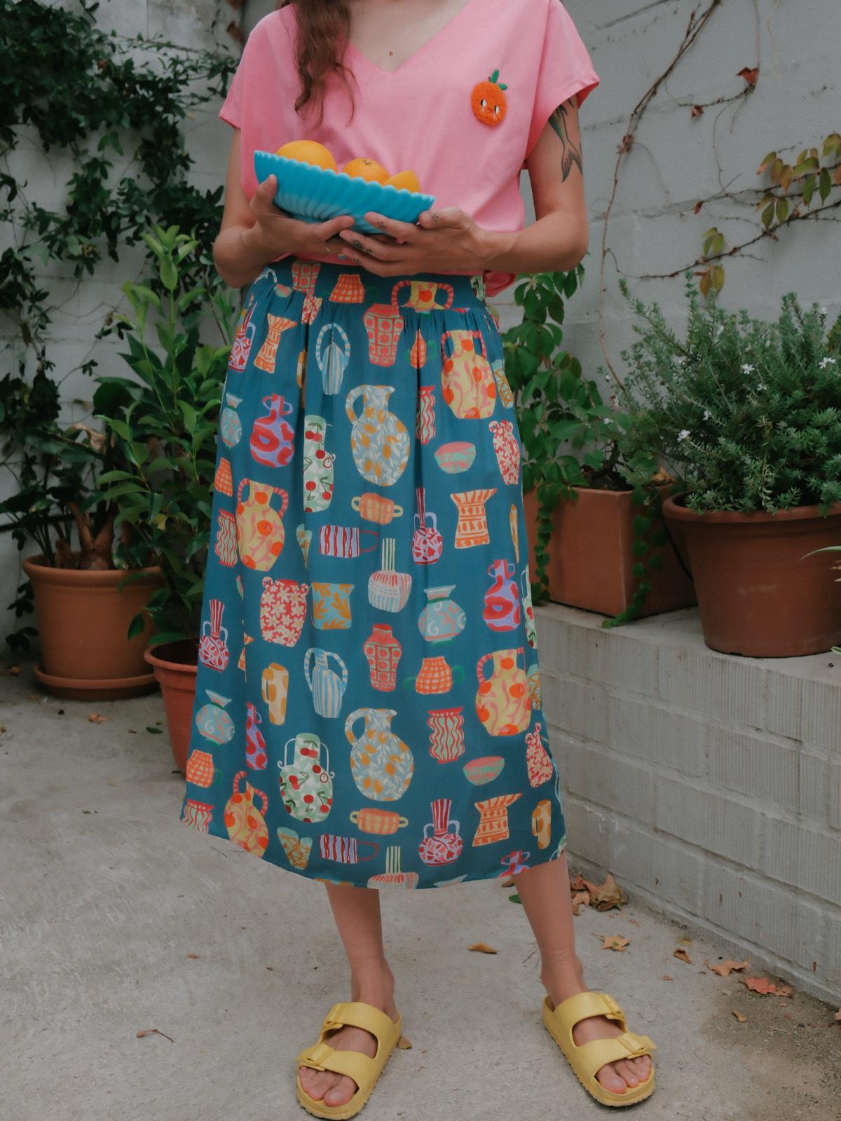 FALDA MIDI BODEGÓN