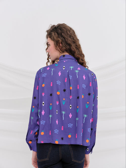 BLUSA CAMISERA VIOLET