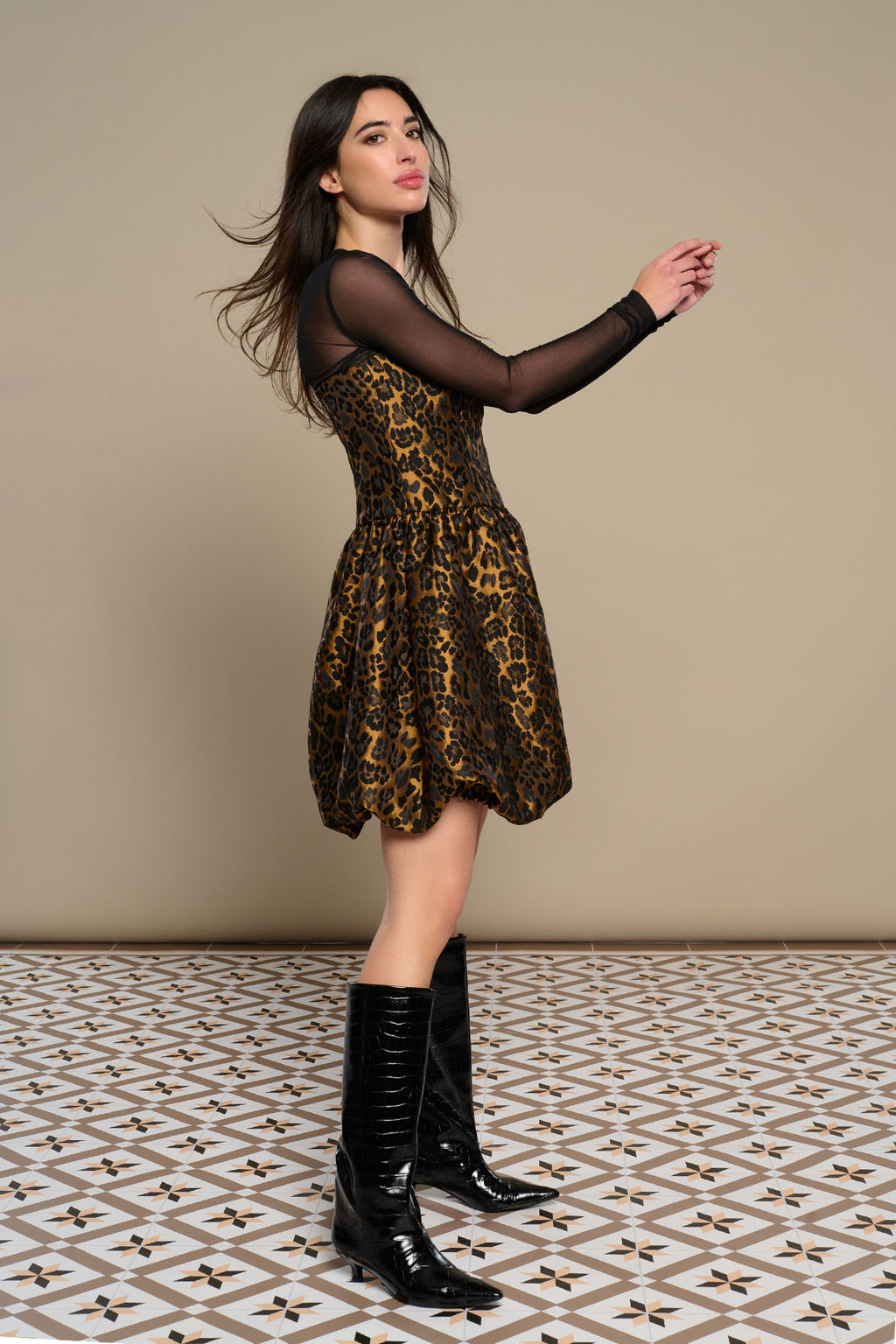 VESTIDO GLOBO Giacinta