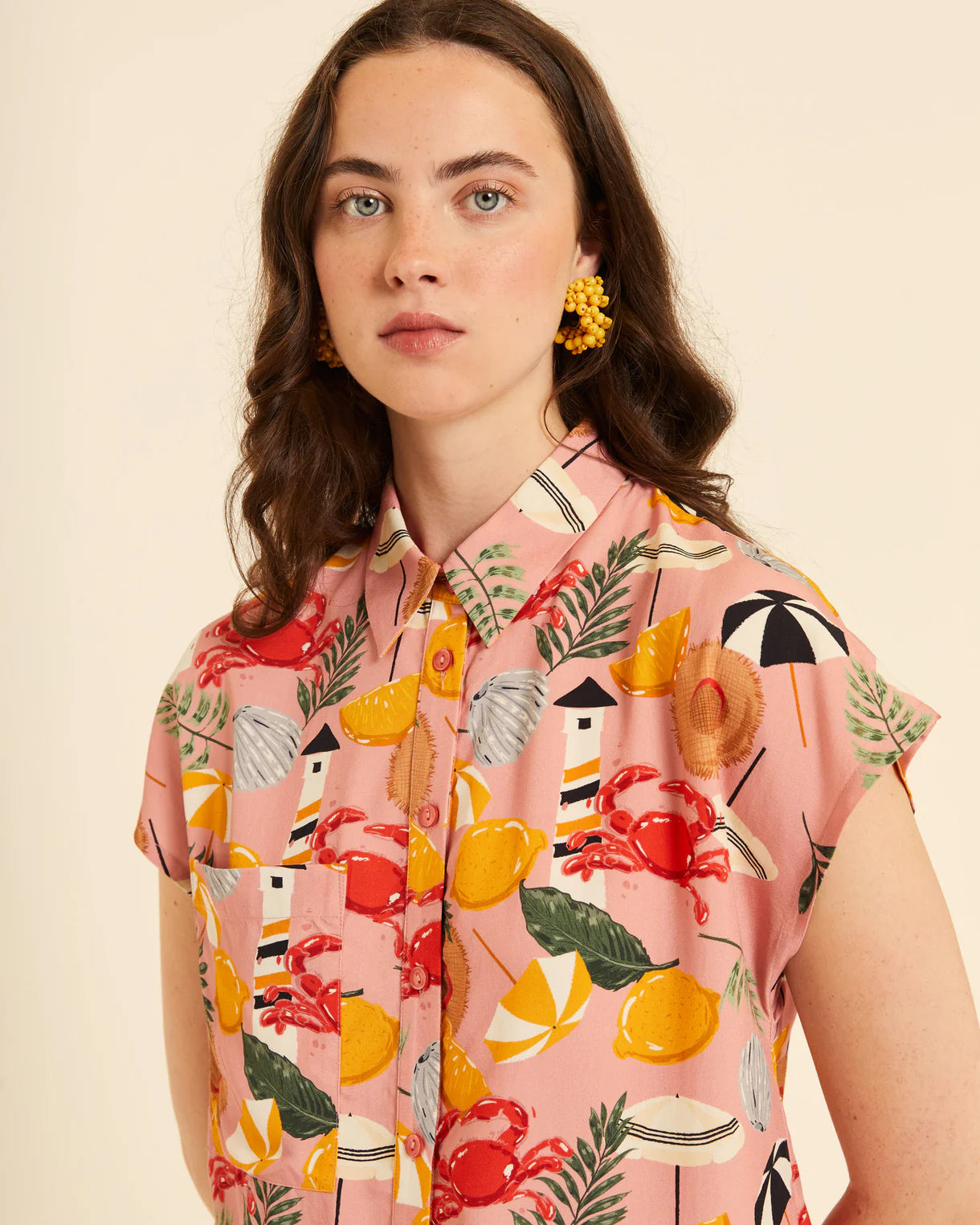 BLUSA CAMISERA TRÓPICO