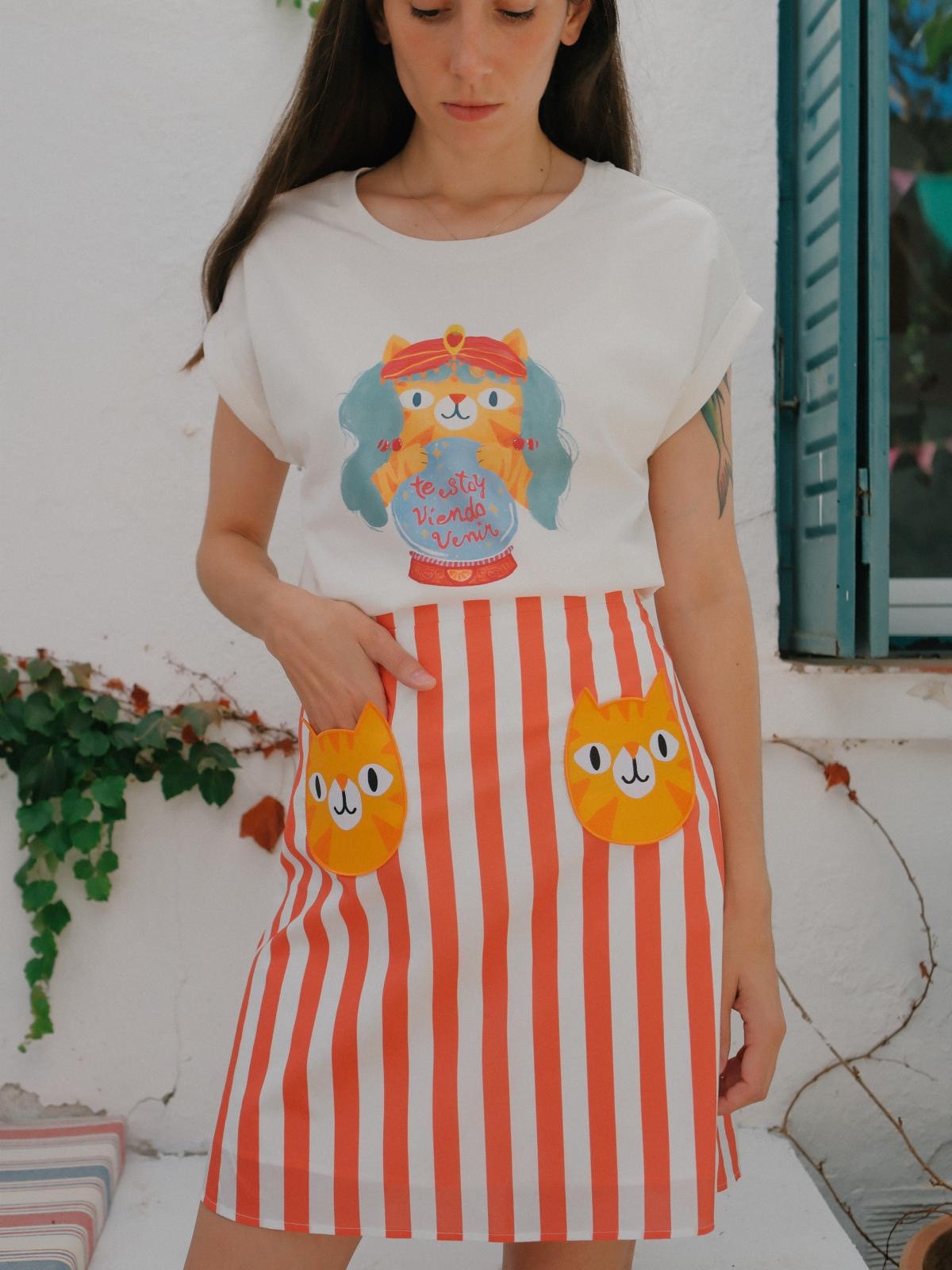 FALDA CATS RAYAS