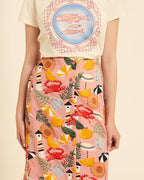 FALDA MIDI TRÓPICO