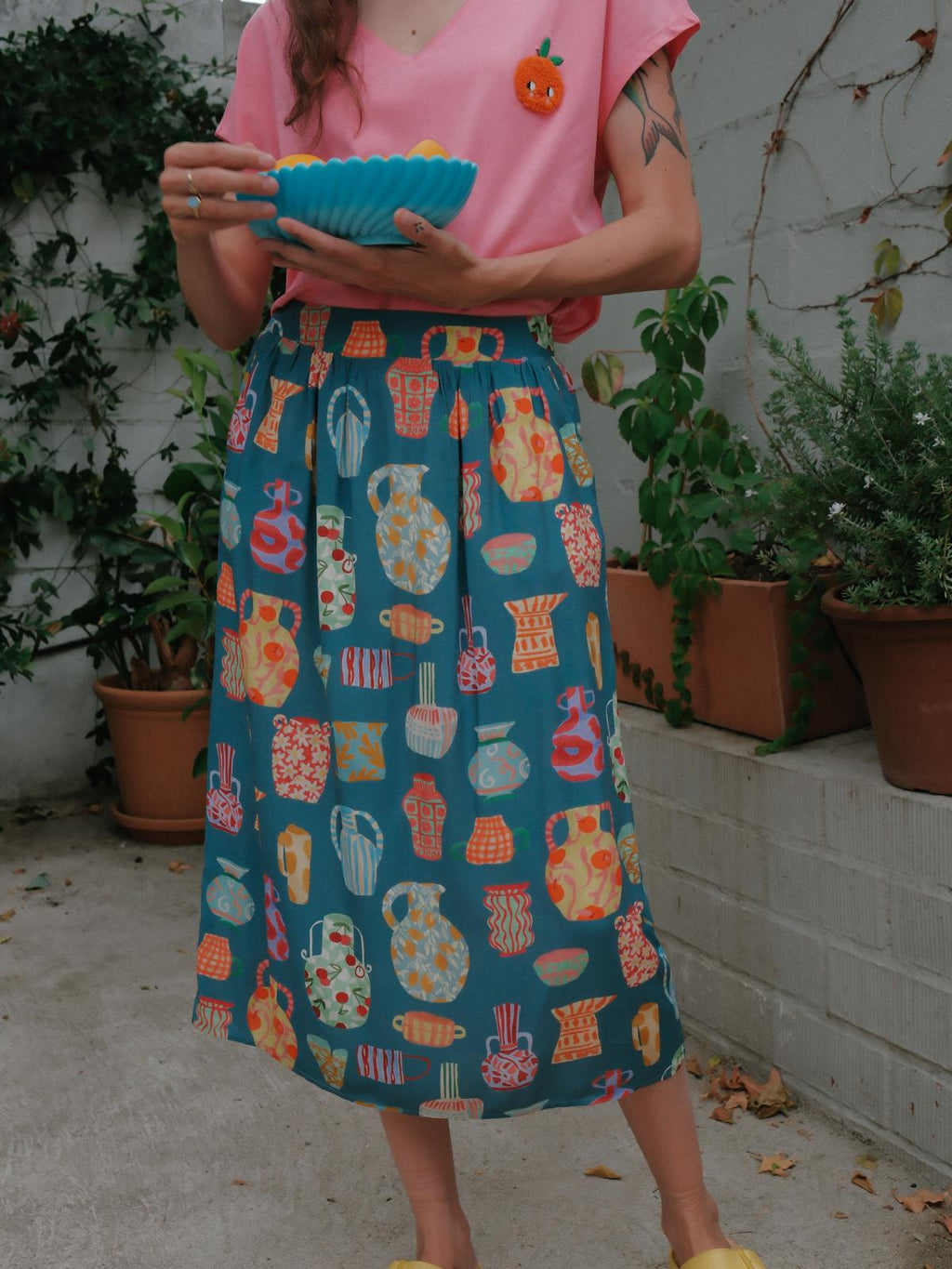 FALDA MIDI BODEGÓN