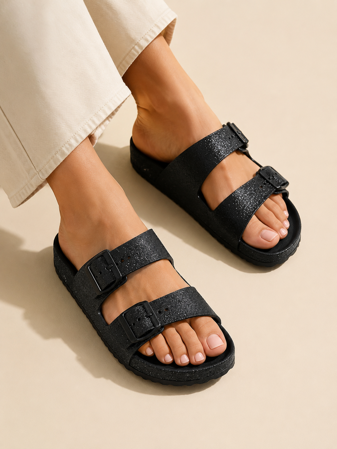 CHOLAS ARIZONA GLITTER NEGRO