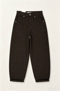 PANTALÓN VAQUERO LUNARES CHOCOLATE