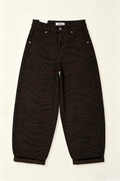 PANTALÓN VAQUERO ZEBRA CHOCOLATE
