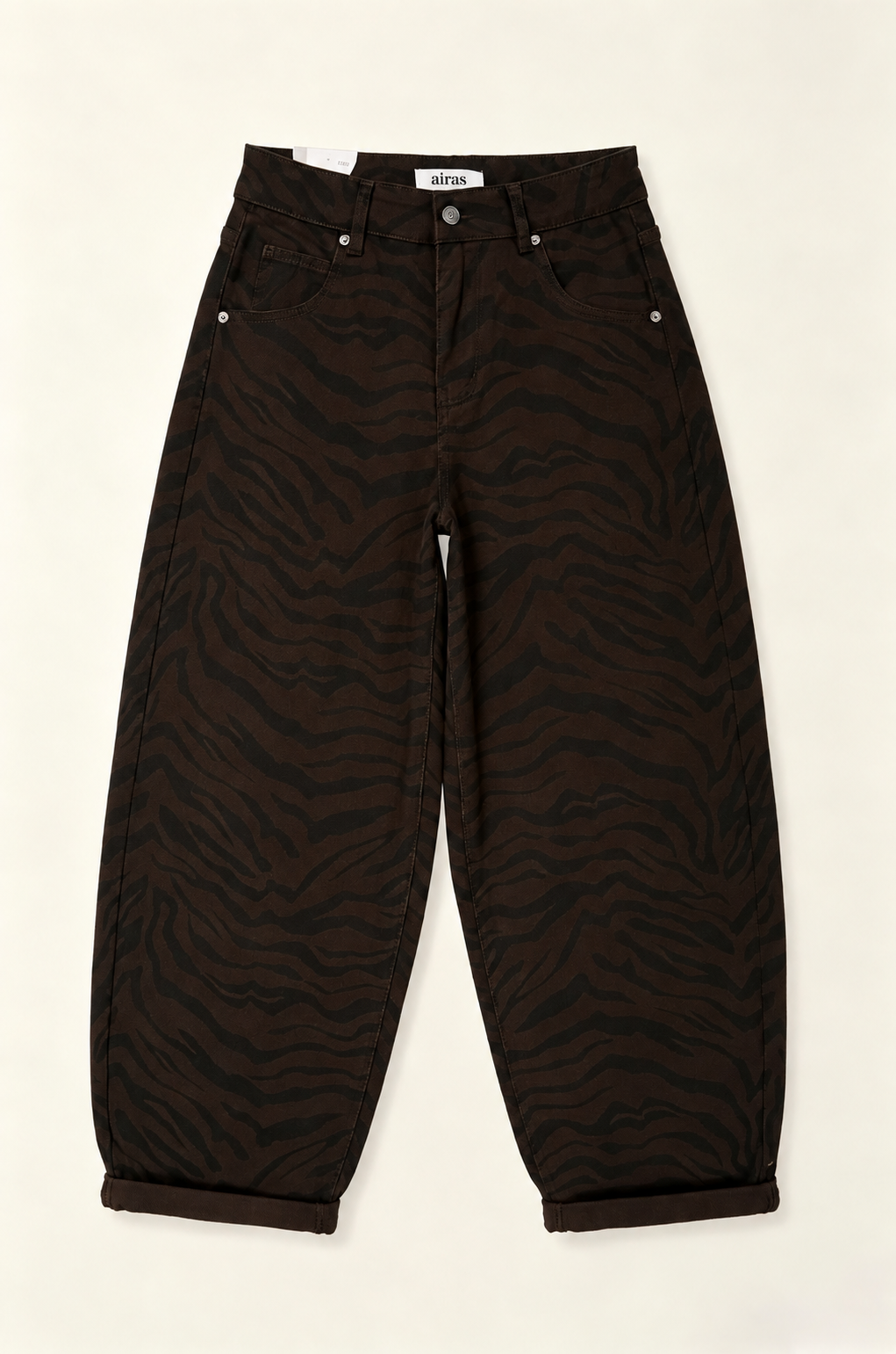 PANTALÓN VAQUERO ZEBRA CHOCOLATE