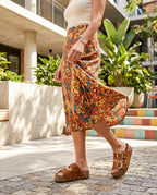 Sandalia plataforma camel